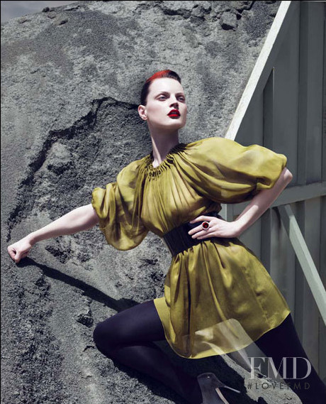 Guinevere van Seenus featured in  the Beymen advertisement for Autumn/Winter 2007