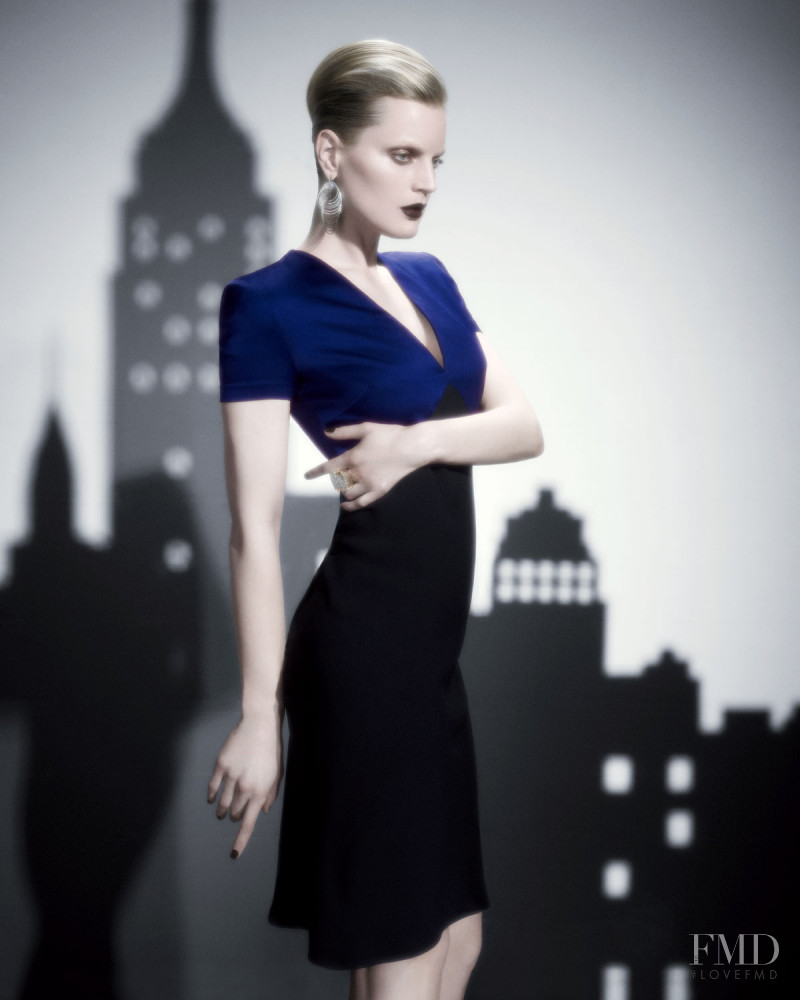 Guinevere van Seenus featured in  the Bergdorf Goodman advertisement for Fall 2012