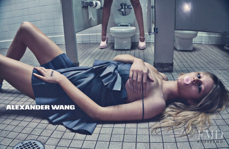 Anna Ewers featured in  the Alexander Wang advertisement for Spring/Summer 2014