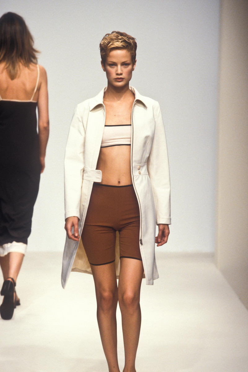 Carolyn Murphy featured in  the Prada fashion show for Spring/Summer 1996