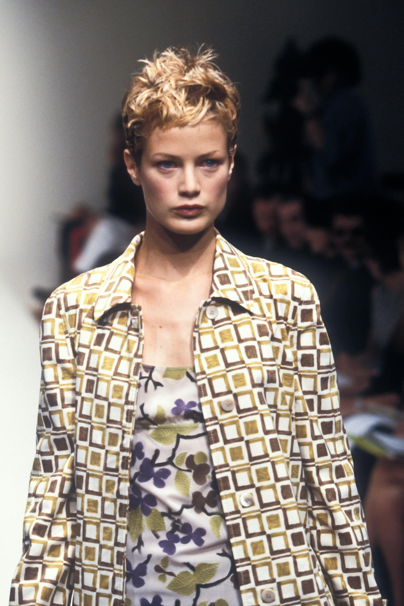 Carolyn Murphy featured in  the Prada fashion show for Spring/Summer 1996