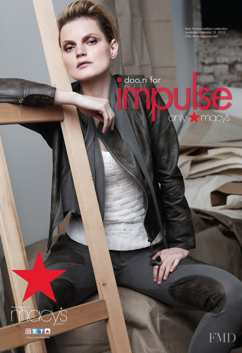 Guinevere van Seenus featured in  the Macy\'s Impulse by Doo-Ri Chung advertisement for Spring/Summer 2012