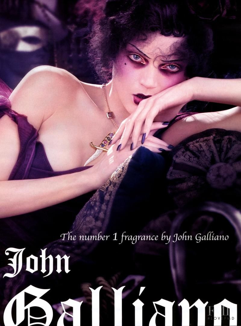 Guinevere van Seenus featured in  the John Galliano John Galliano Perfume advertisement for Autumn/Winter 2008