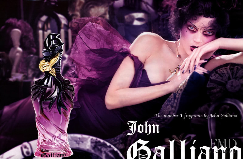 Guinevere van Seenus featured in  the John Galliano John Galliano Perfume advertisement for Autumn/Winter 2008