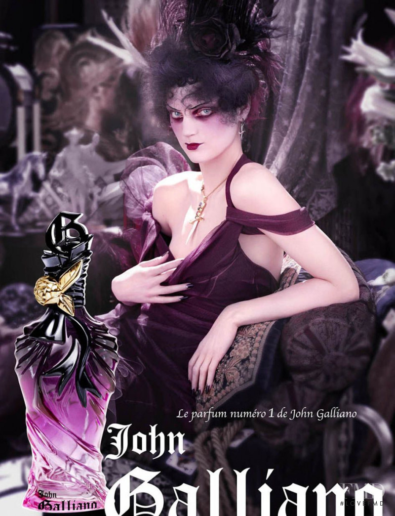 Guinevere van Seenus featured in  the John Galliano John Galliano Perfume advertisement for Autumn/Winter 2008