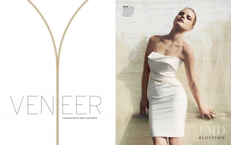 Guinevere van Seenus featured in  the Bergdorf Goodman catalogue for Spring/Summer 2009