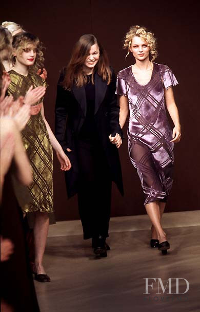Kate Moss featured in  the Martine Sitbon fashion show for Autumn/Winter 1996