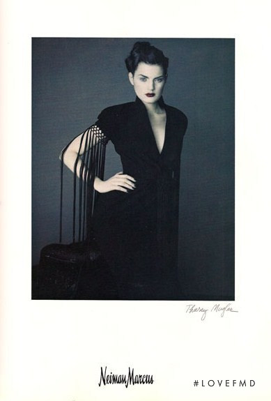 Guinevere van Seenus featured in  the Neiman Marcus advertisement for Autumn/Winter 1997