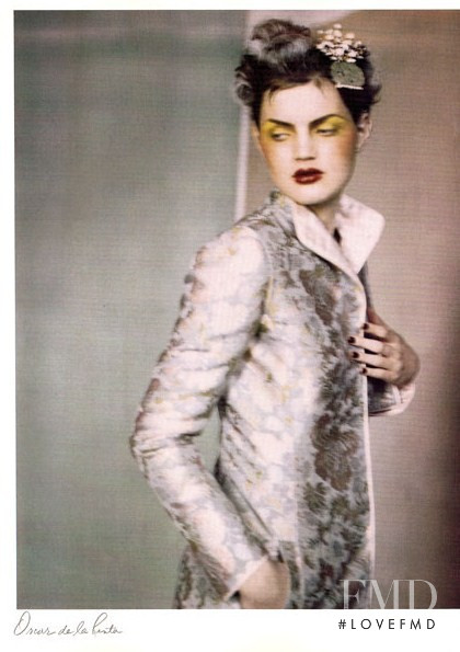 Guinevere van Seenus featured in  the Neiman Marcus advertisement for Autumn/Winter 1997