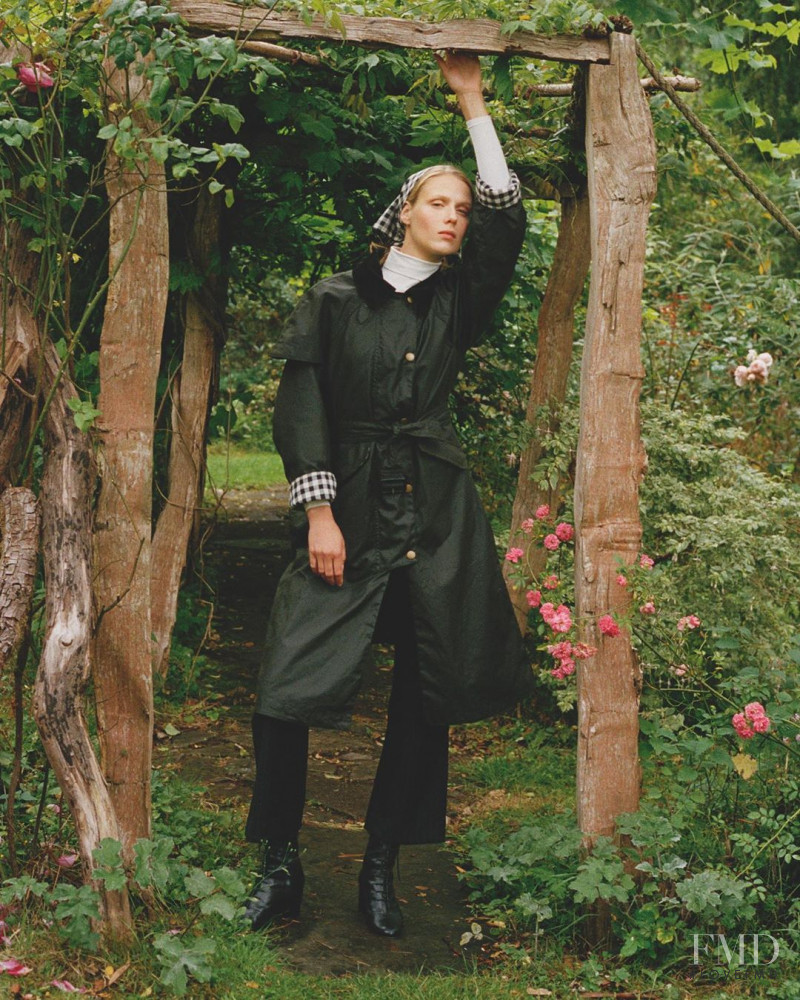 Sofie Hemmet featured in  the Barbour Barbour x Alexa Chung lookbook for Autumn/Winter 2020