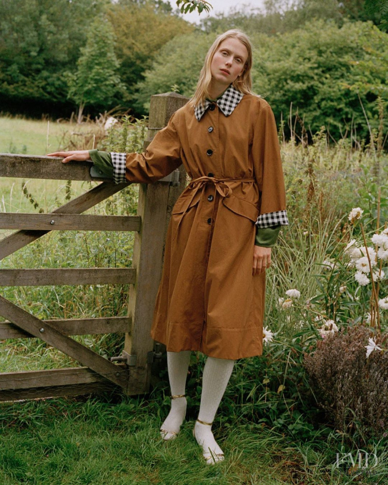 Sofie Hemmet featured in  the Barbour Barbour x Alexa Chung lookbook for Autumn/Winter 2020