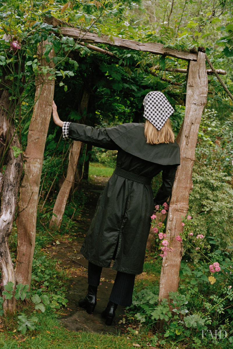 Sofie Hemmet featured in  the Barbour Barbour x Alexa Chung lookbook for Autumn/Winter 2020