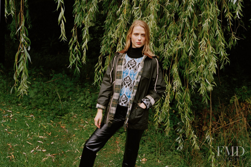 Sofie Hemmet featured in  the Barbour Barbour x Alexa Chung lookbook for Autumn/Winter 2020