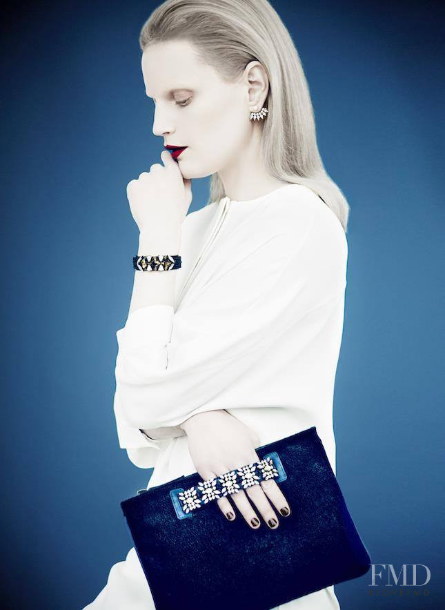 Guinevere van Seenus featured in  the Dannijo lookbook for Autumn/Winter 2014