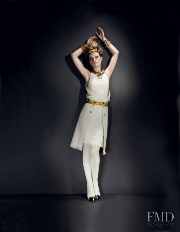 Guinevere van Seenus featured in  the Bergdorf Goodman Chanel lookbook for Pre-Fall 2011