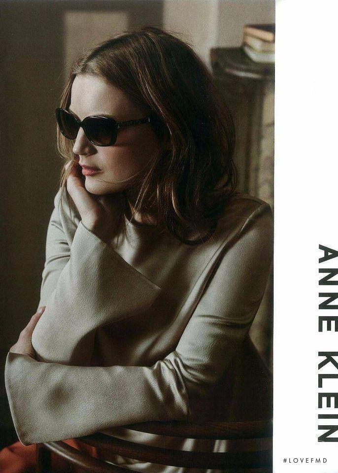 Guinevere van Seenus featured in  the Anne Klein advertisement for Fall 2016