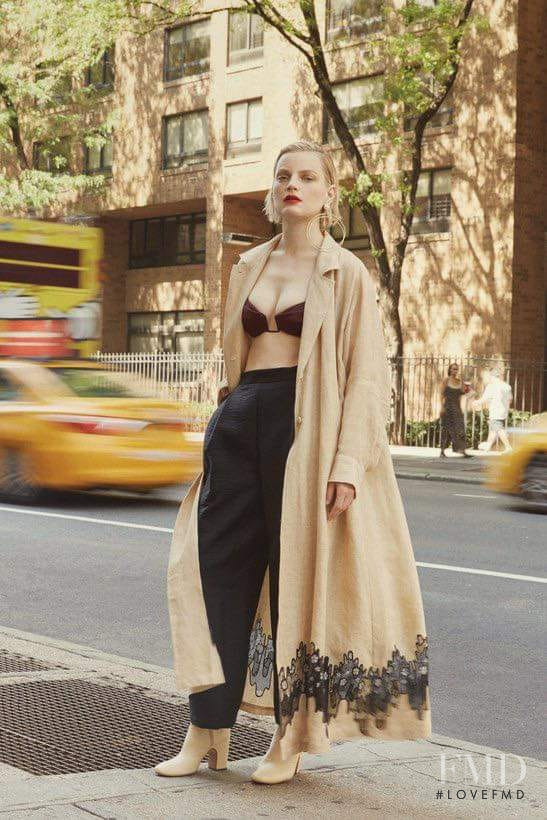 Guinevere van Seenus featured in  the Rachel Comey lookbook for Spring/Summer 2019