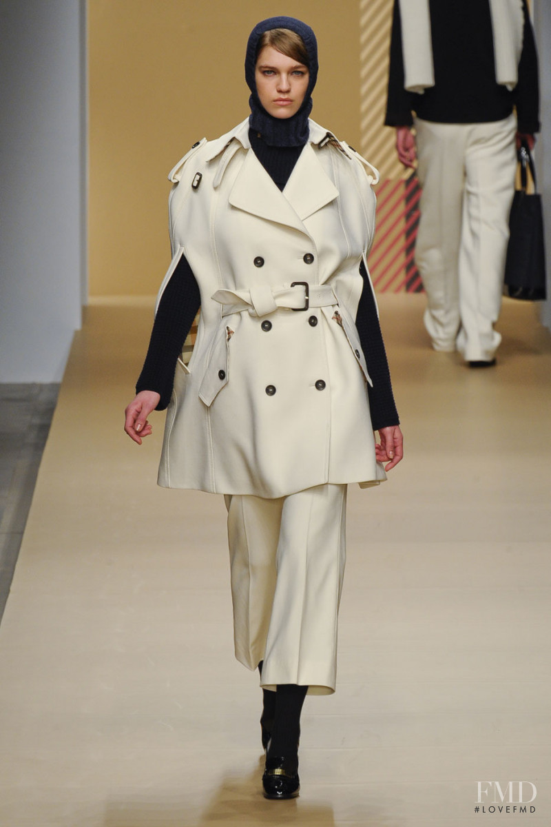 Samantha Gradoville featured in  the DAKS fashion show for Autumn/Winter 2011