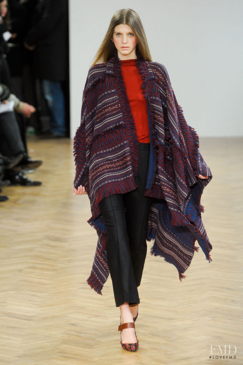 Caterina Ravaglia featured in  the Pringle of Scotland fashion show for Autumn/Winter 2011