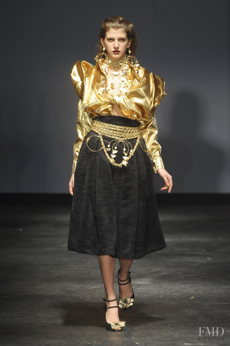 Caterina Ravaglia featured in  the Danielle Scutt fashion show for Autumn/Winter 2011