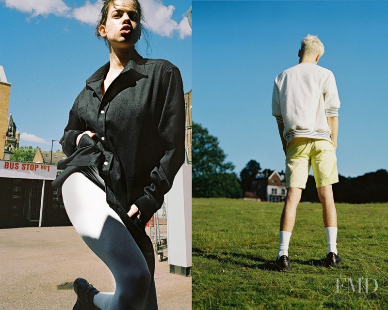 Lily McMenamy featured in  the Harvey Nichols x Been Trill lookbook for Pre-Fall 2014