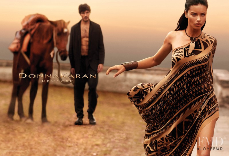 Adriana Lima featured in  the Donna Karan New York advertisement for Spring/Summer 2014