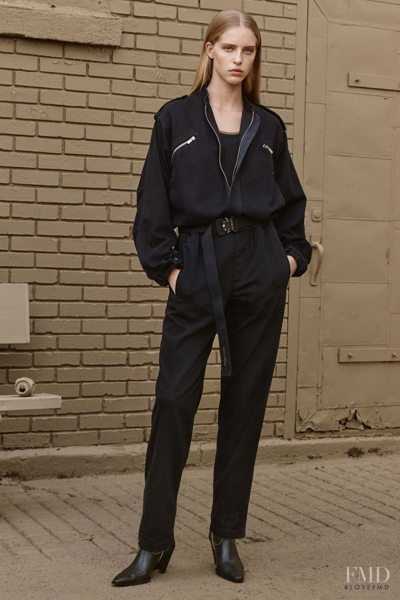 Abby Champion featured in  the Zara SRPLS collection lookbook for Autumn/Winter 2019