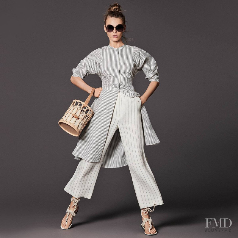 Madison Headrick featured in  the Max Mara lookbook for Spring/Summer 2019