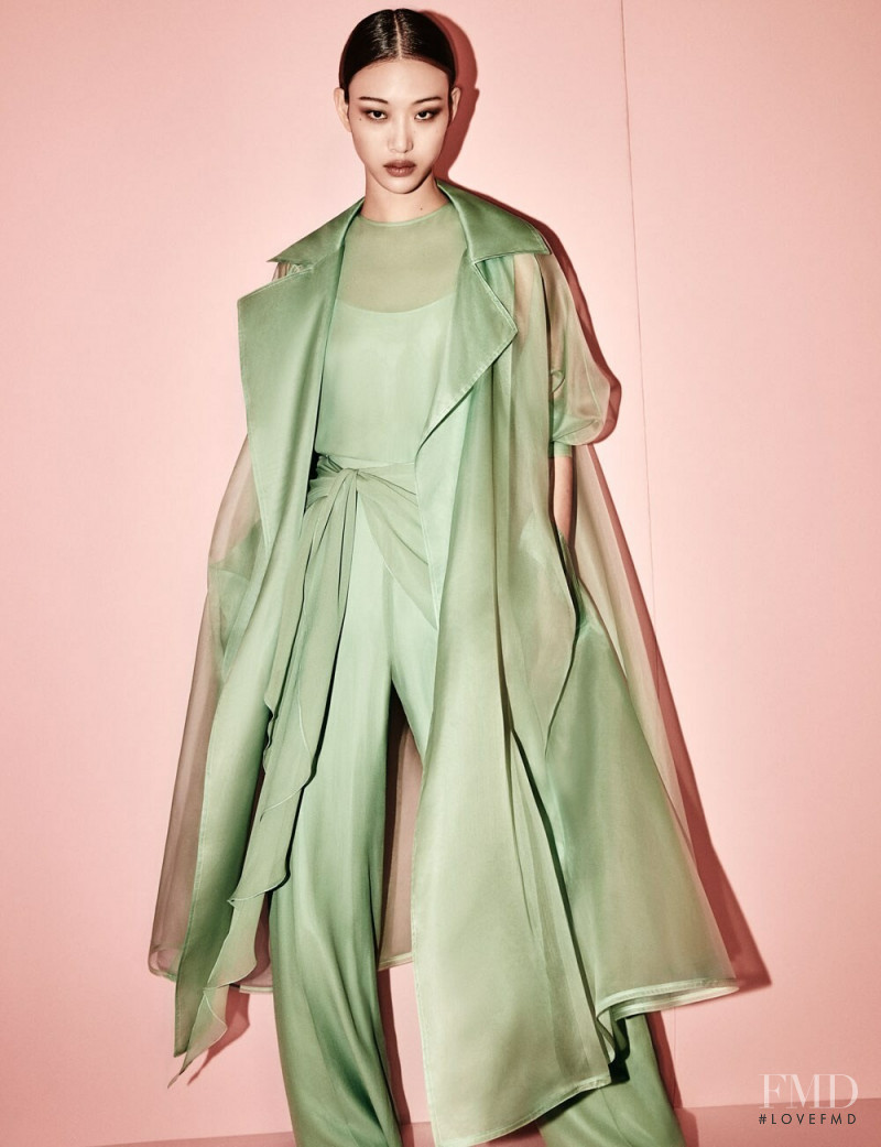 So Ra Choi featured in  the Max Mara lookbook for Spring/Summer 2019