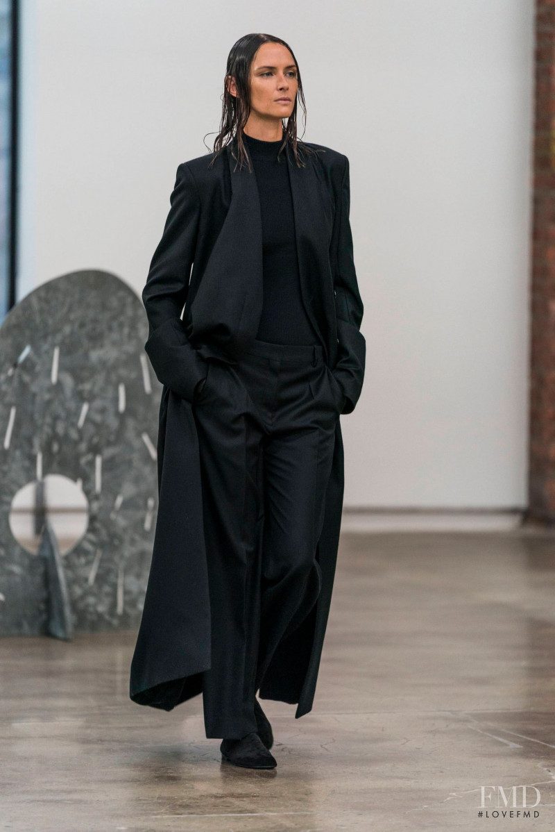 Tasha Tilberg featured in  the The Row fashion show for Autumn/Winter 2018