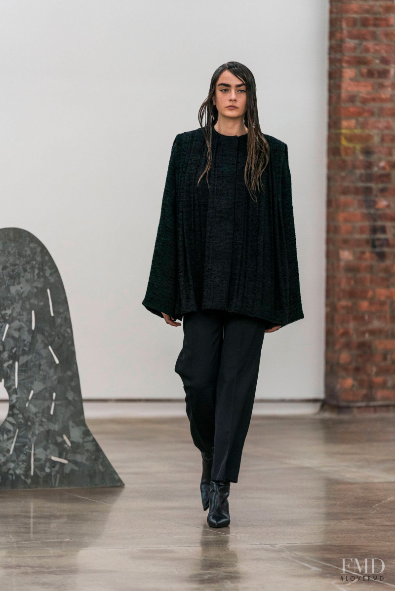 Alisha Nesvat featured in  the The Row fashion show for Autumn/Winter 2018