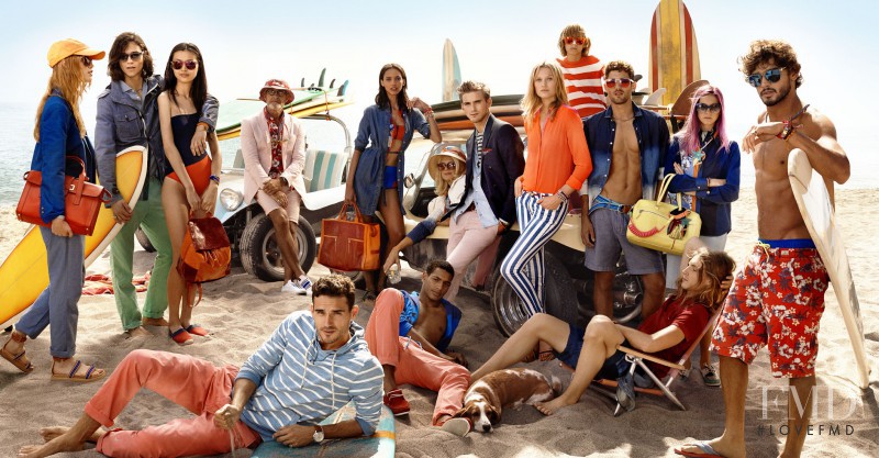 Arthur Kulkov featured in  the Tommy Hilfiger advertisement for Spring/Summer 2014