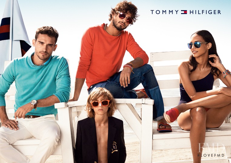 Arthur Kulkov featured in  the Tommy Hilfiger advertisement for Spring/Summer 2014