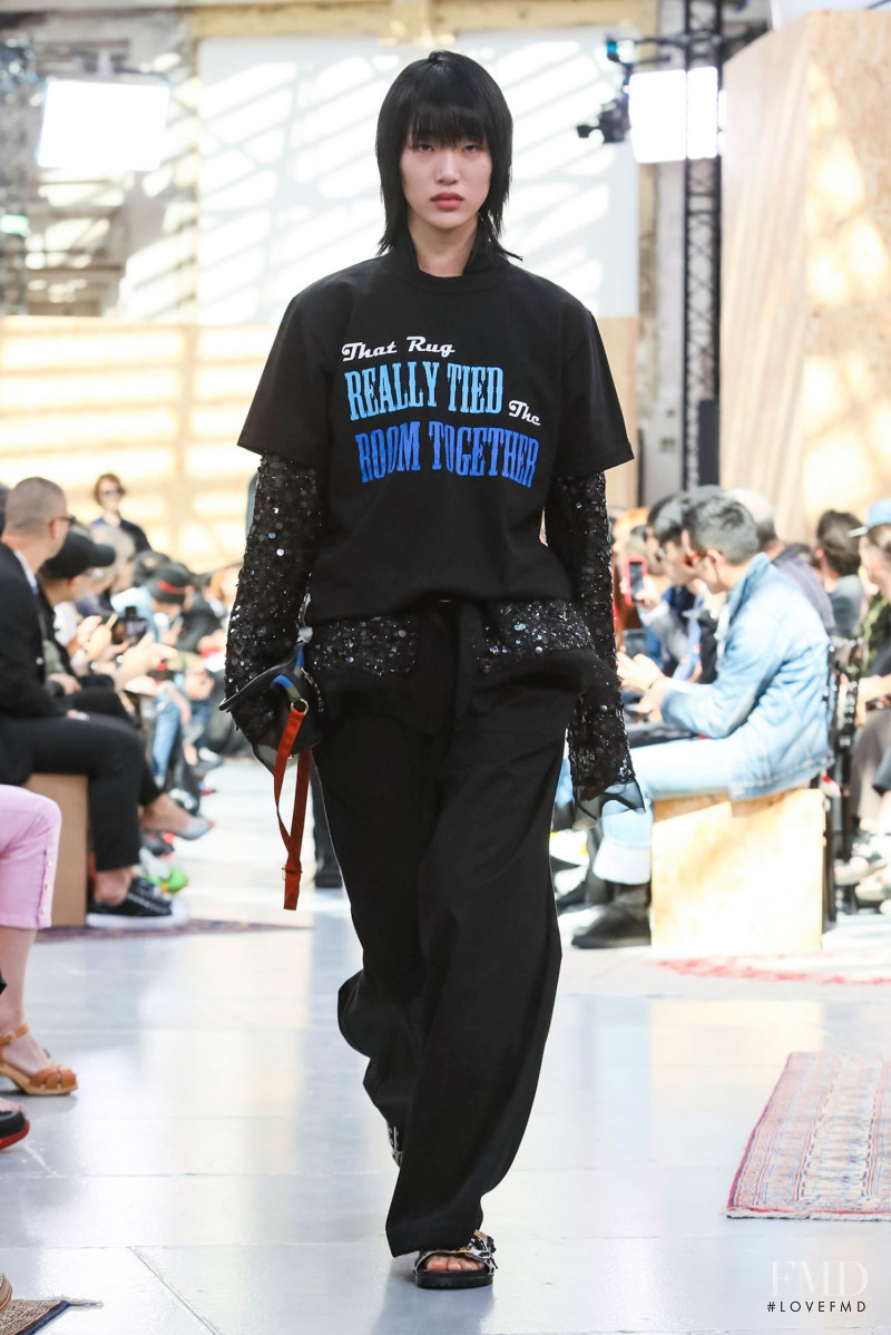 So Ra Choi featured in  the Sacai fashion show for Spring/Summer 2020