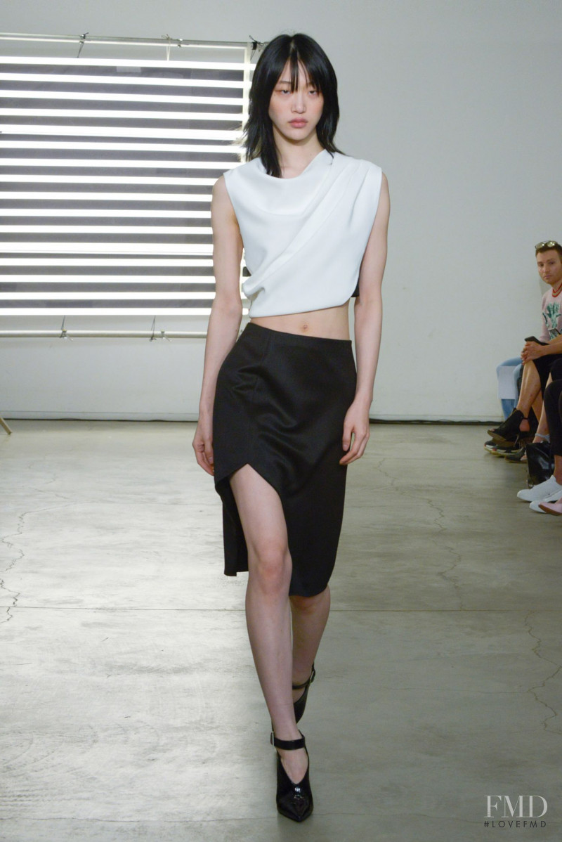 So Ra Choi featured in  the Narciso Rodriguez fashion show for Spring/Summer 2019