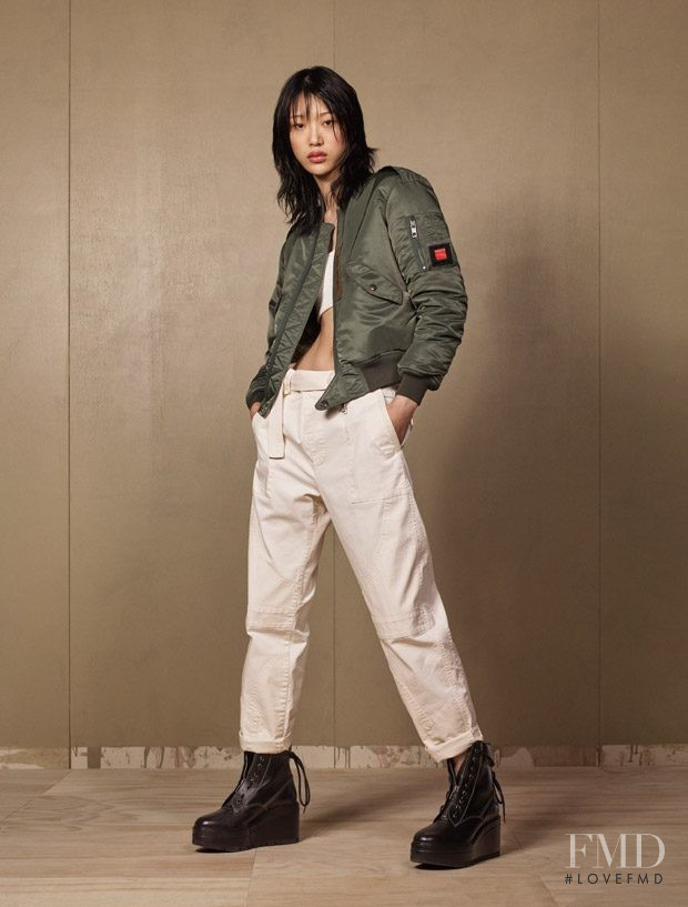 So Ra Choi featured in  the Zara SRPLS lookbook for Winter 2018