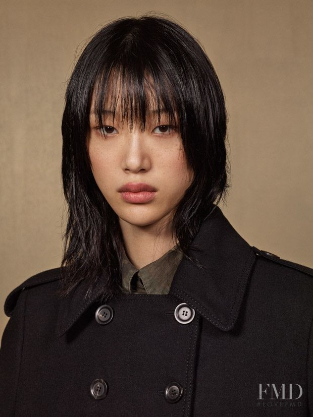 So Ra Choi featured in  the Zara SRPLS lookbook for Winter 2018