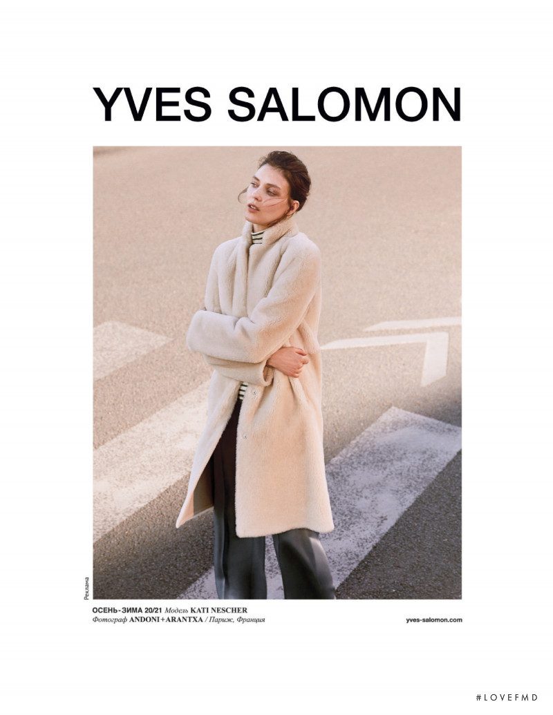 Yves Salomon advertisement for Autumn/Winter 2020