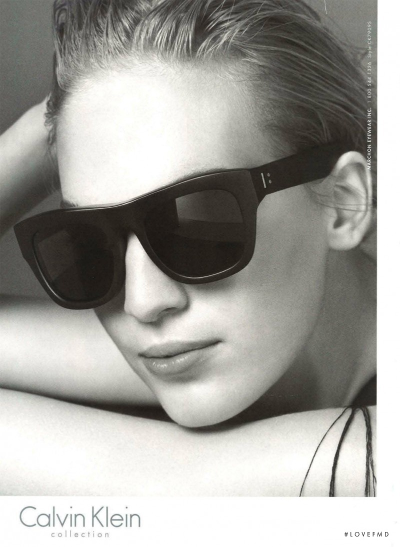 Vanessa Axente featured in  the Calvin Klein 205W39NYC advertisement for Spring/Summer 2014