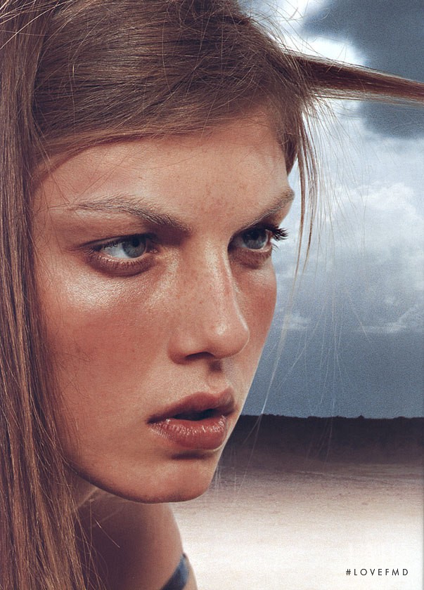 Angela Lindvall featured in  the Prada advertisement for Autumn/Winter 1998