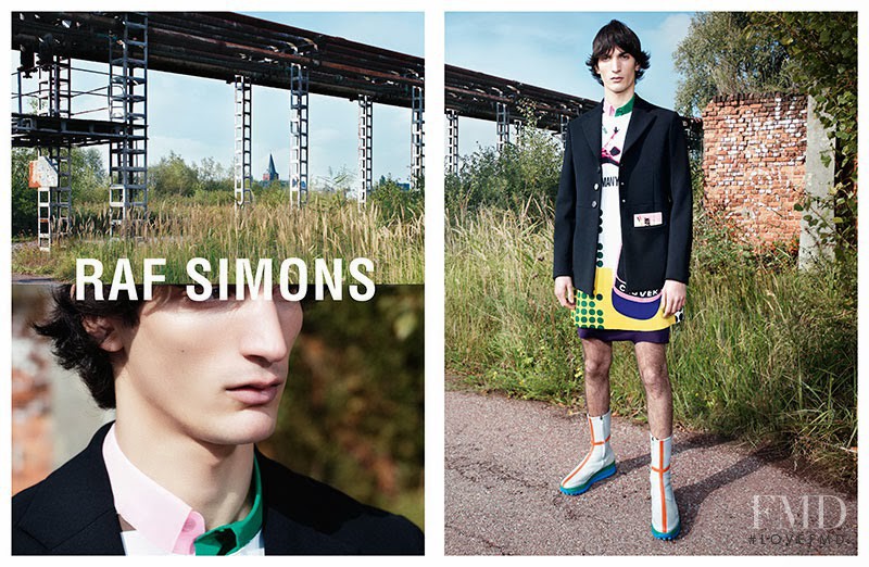 Raf Simons advertisement for Spring/Summer 2014