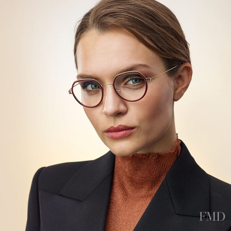 Josephine Skriver featured in  the Lindberg Eyewear advertisement for Autumn/Winter 2020