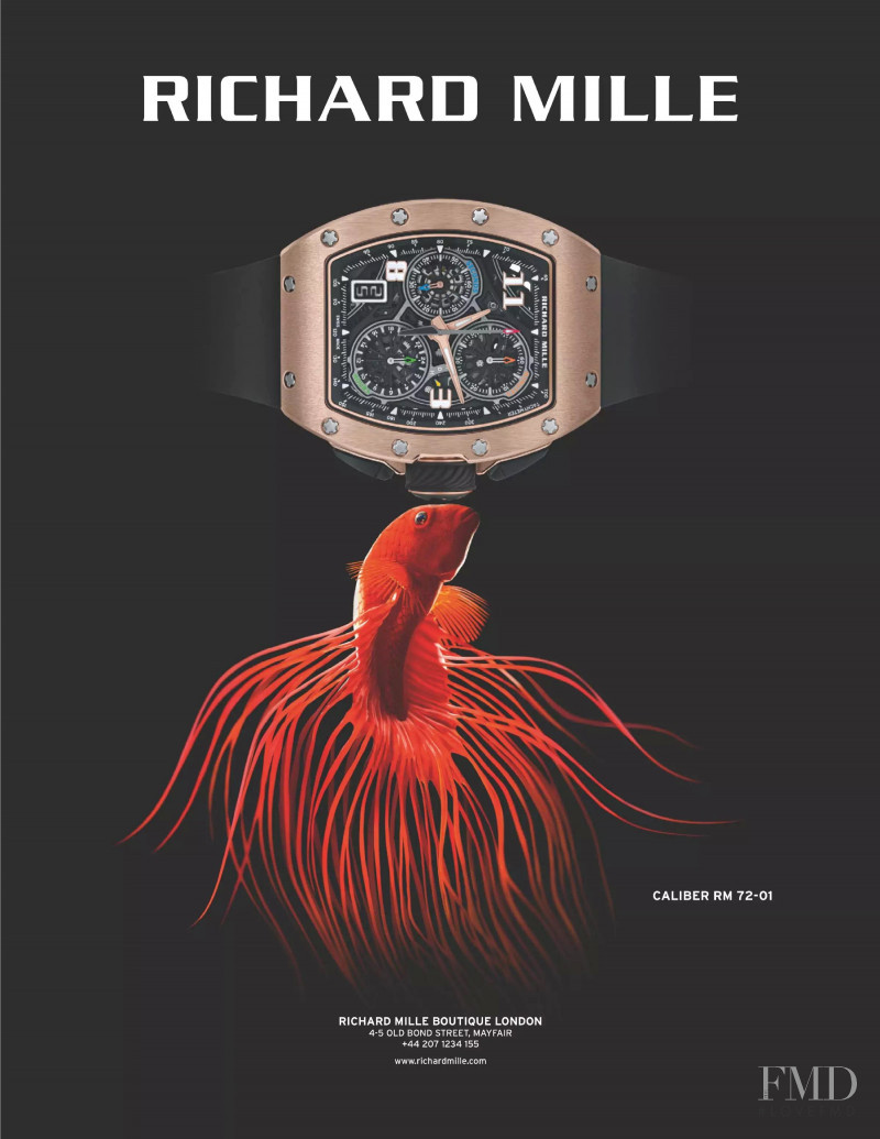 Richard Mille advertisement for Autumn/Winter 2020