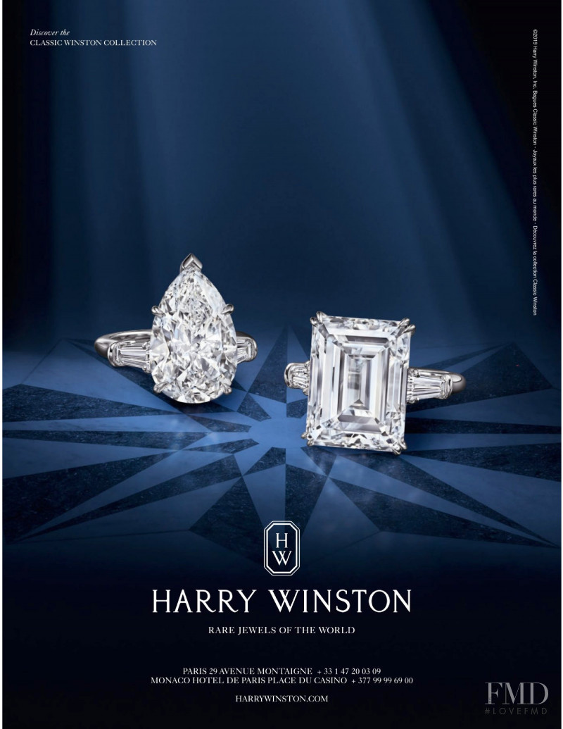 Harry Winston advertisement for Autumn/Winter 2020