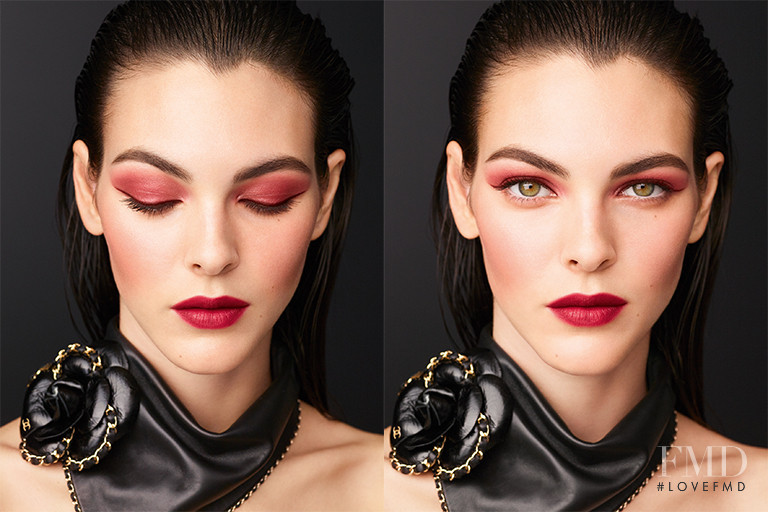 Vittoria Ceretti featured in  the Chanel Beauty advertisement for Autumn/Winter 2020