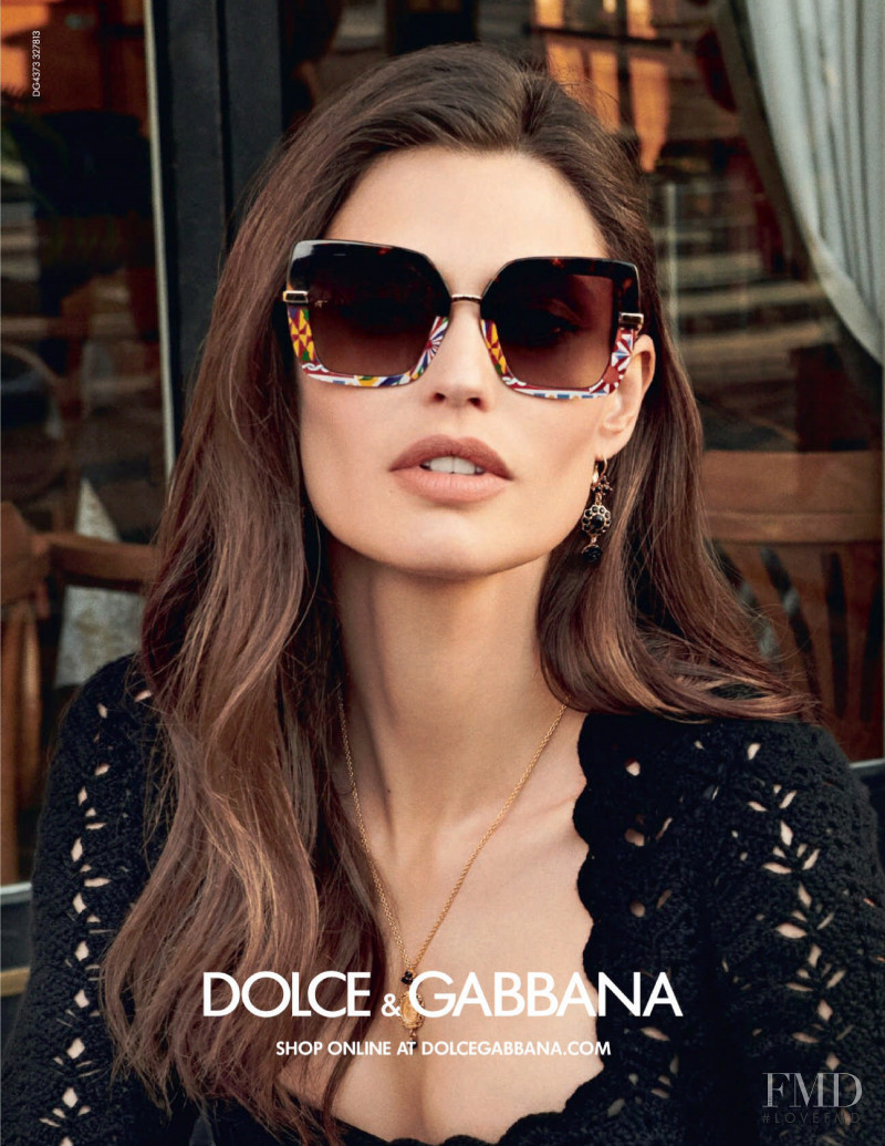 Bianca Balti featured in  the Dolce & Gabbana - Eyewear advertisement for Autumn/Winter 2020