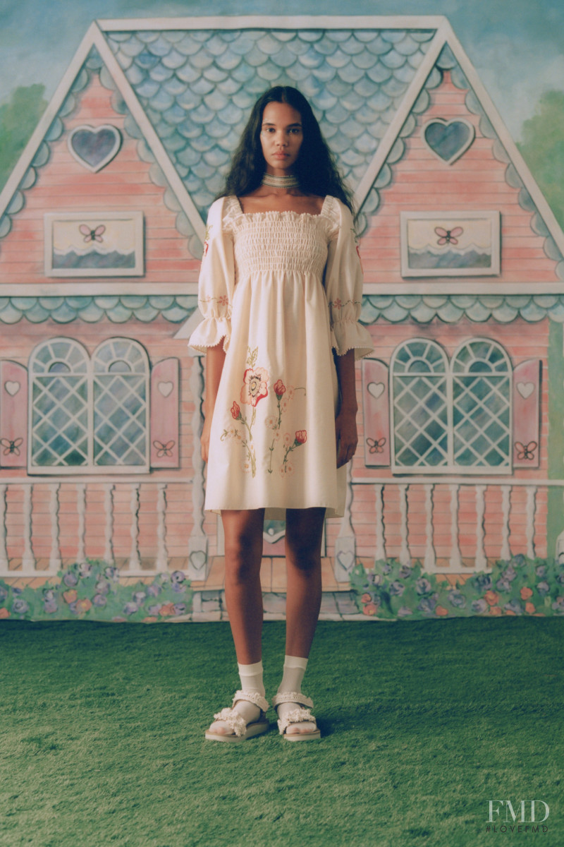 Jordan Daniels featured in  the Anna Sui lookbook for Spring/Summer 2021