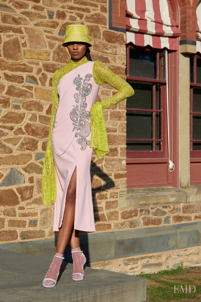 Leah Denae Brown featured in  the Bibhu Mohapatra lookbook for Spring/Summer 2021