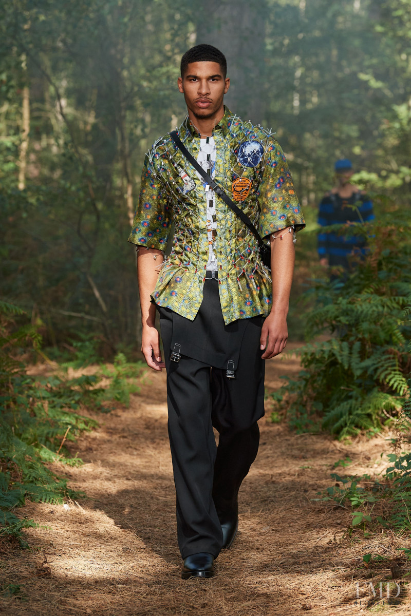 Tyler Andre Forbes featured in  the Burberry fashion show for Spring/Summer 2021