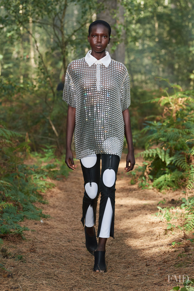 Ajok Madel featured in  the Burberry fashion show for Spring/Summer 2021